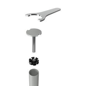 Stopper, Anti-Diebstahl-Lösung, Sicherheits-Upgrade-Kit für Viewmate Monitorarme mit Klemmhebel-Höhenverstellung