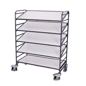ESD Eurokastenwagen - 5 Etagen - Traglast 250 kg - 1.700 x 665 x 1.350 mm (HxBxT)