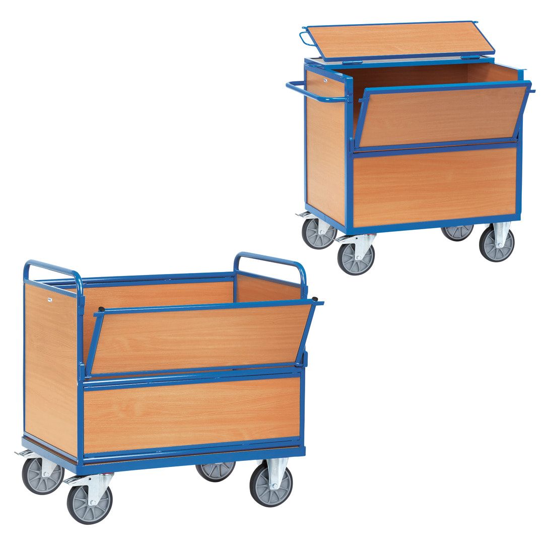 Fetra - Holzkastenwagen - 600 kg Traglast - 700 x 1.000 mm (BxT)