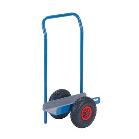 Fetra Plattenroller mit Schiebebügel - U-Form - Bereifung wählbar