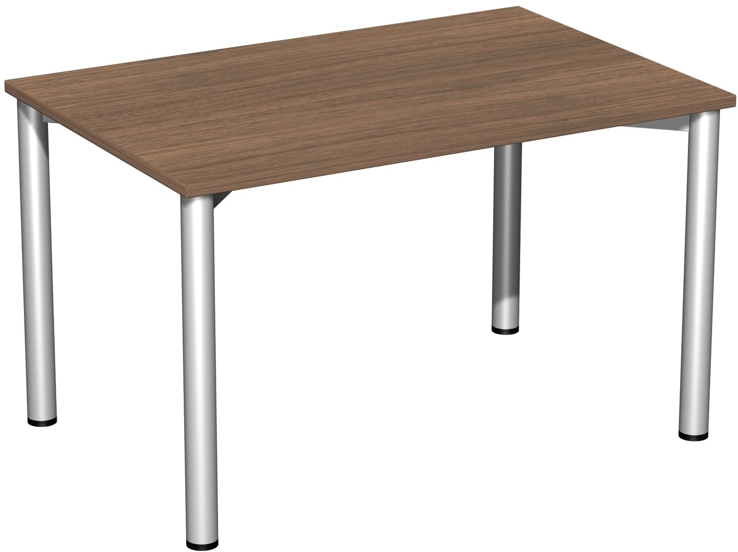 Schreibtisch - 4-Fuß Flex - Bürotisch - 720 x 1.200 x 600 mm (HxBxT) - Gestell anthrazit - Ahorn