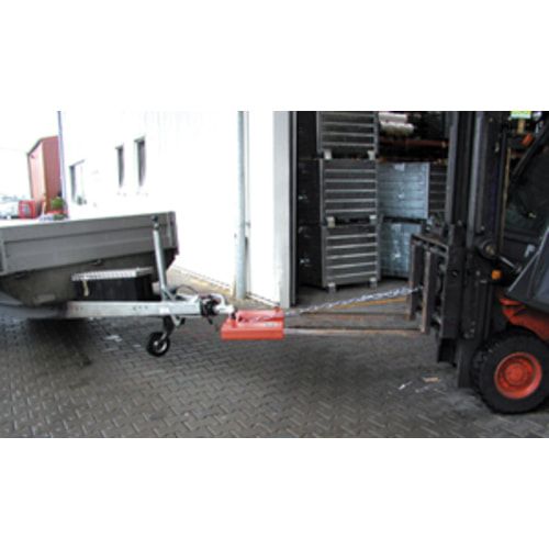 Rangierhilfe für Anhänger - Kugel + Rockinger 244-2 25 mm - feuerrot
