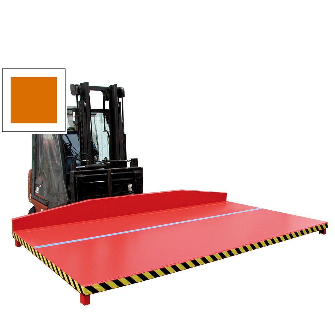Reststoff-Sammelpalette - 2.500 x 1.540 mm (BxT) - 2.000 kg - feuerrot
