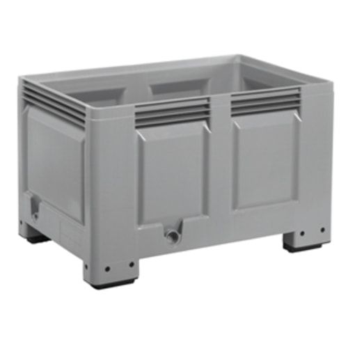 Palettenbox - Wände,Boden geschlossen - 535 l - BxLxH 800x1200x760mm - 4 Füße