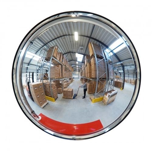 Indoor Raumspiegel, Industriespiegel, Kontrollspiegel, Spion, Acrylglas Spiegelfläche, weites Blickfeld, 450 mm Durchmesser