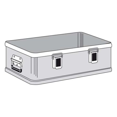 ZARGES Universalkiste K 470 Plus - Oberteil - 42 Liter - 550 x 350 x 220 mm (Innenmaß) - Aluminiumkiste