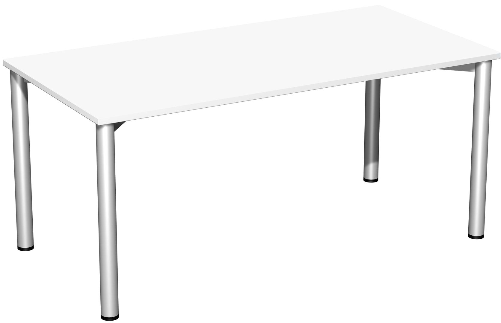 Schreibtisch - 4-Fuß Flex - Bürotisch - 720 x 1.200 x 600 mm (HxBxT) - Gestell anthrazit - Ahorn