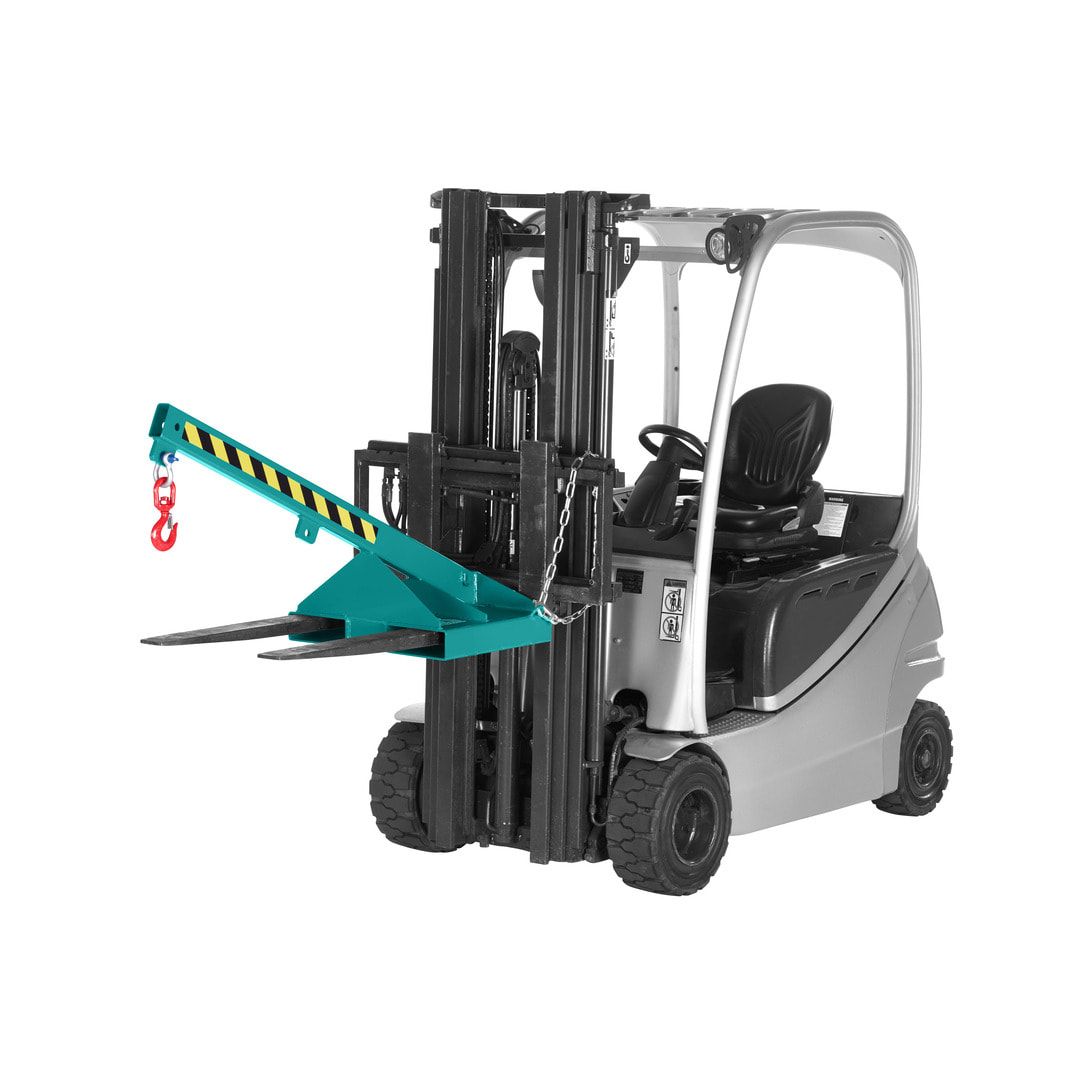 Lastarm - starr, Neigung 25 Grad - Länge 1.390 mm - Traglast 350 - 1.000 kg - enzianblau