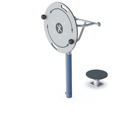 Twist und Flexrad, Fitness, Gleichgewichtstraining, Trainingsgerät Oberkörper, ergonomisch, 2 Nutzer, Fitness-App, 1.650 x 1.180 x 800 mm (HxBxT)