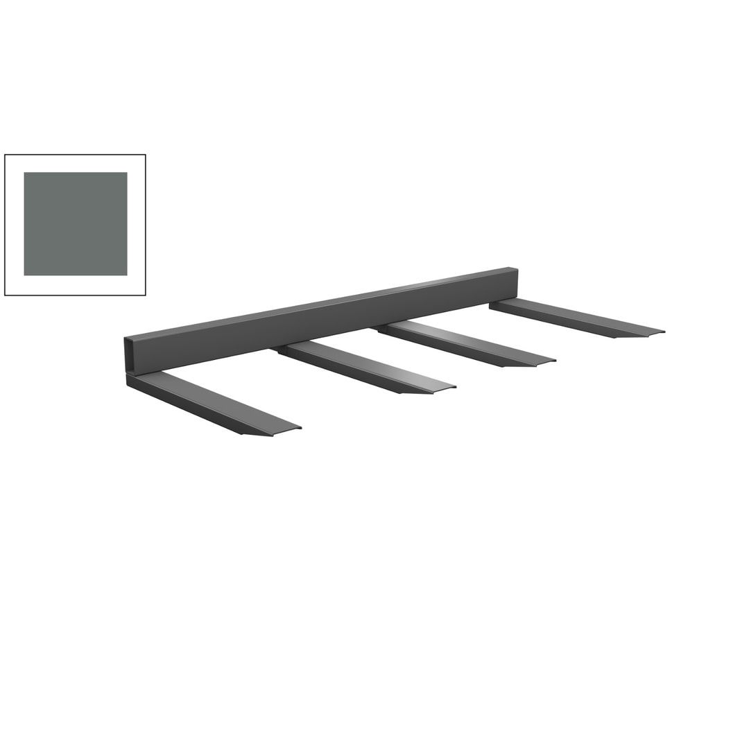 Langguttraverse - Traglast 1.500 kg - Nutztiefe 1.200 mm - 280 x 2.000 x 1.390 mm (HxBxT) - feuerrot