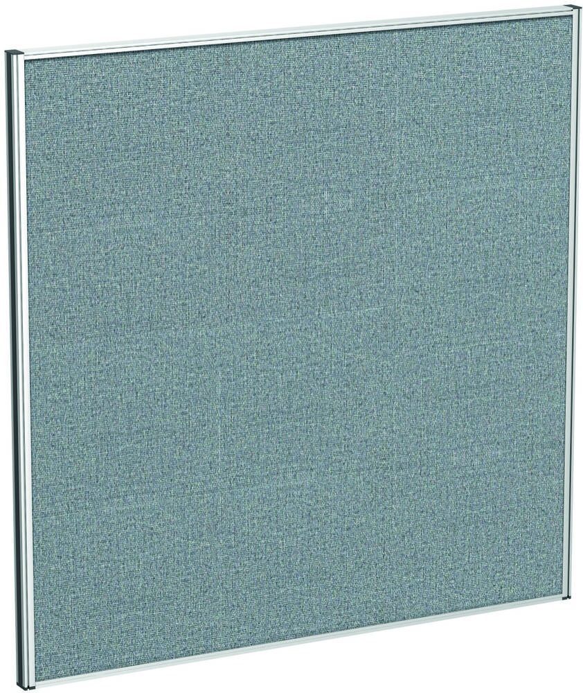 Stellwand, Trennwand, Raumteiler, Sichtschutz, schallabsorbierend, Stoffbespannung, pinnbar, Alurahmen, 1.200 x 1.000 x 41 mm (HxBxT), Calypso rot