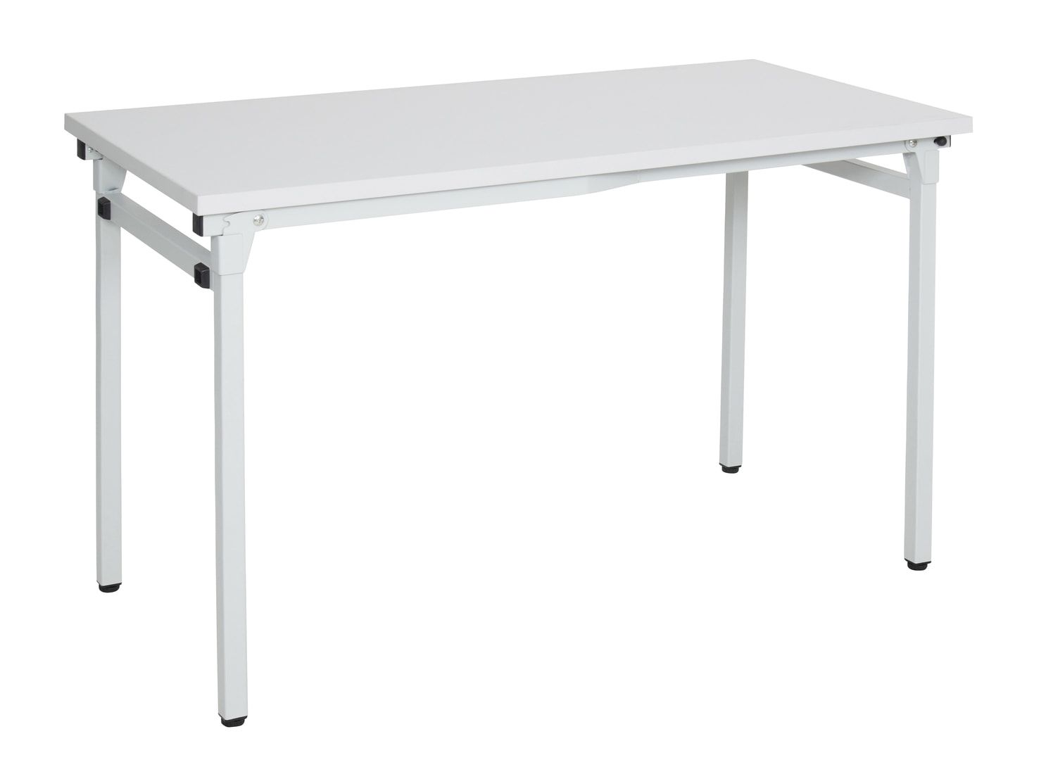 Klapptisch - Mehrzwecktisch - 750 x 1.200 x 600 mm (HxBxT) - Gestell lichtgrau - Tischplatte grau