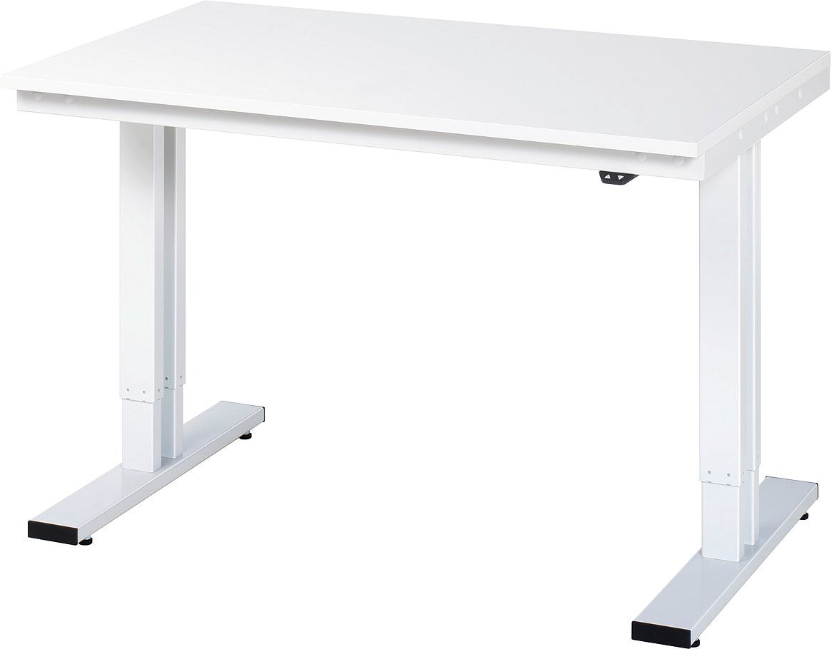Arbeitstisch - elektrisch höhenverstellbar 720 - 1.120 mm - 1.250 x 1.000 mm (BxT) - Traglast 300 kg - Buche