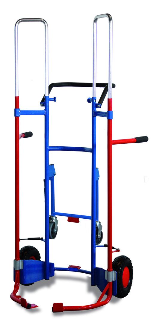 Teleskop-Reifenkarre - höhenverstellbar 1.275 - 1.905 mm - Luftbereifung - Traglast 200 kg