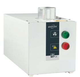 Entlüftungsaufsatz für Asecos Sicherheitsschränke, 230 V, 45W, 30Hz, geräuscharm, Abluftüberwachung/Alarmkontakt wählbar, 200 x 400 x 200 mm (HxBxT)