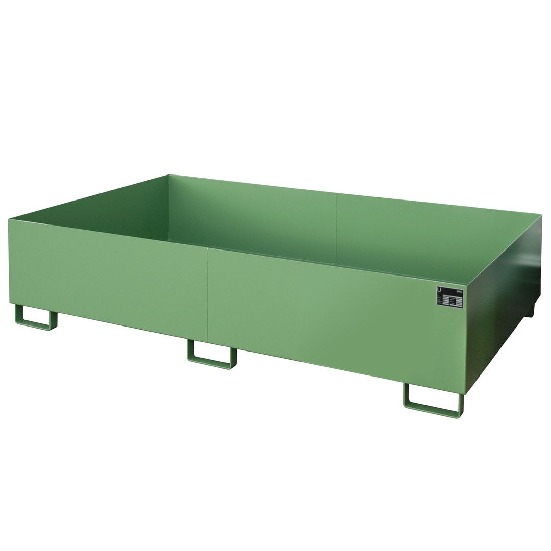 Regal-Bodenwanne f. Feldbreite 1.800 mm - 240 l - feuerrot