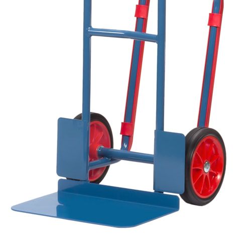 Fetra - Alukarre - 200 kg - Schaufel 480 x 300 mm (BxT) - Kunststoff-Gleitkufen - Luftbereifung