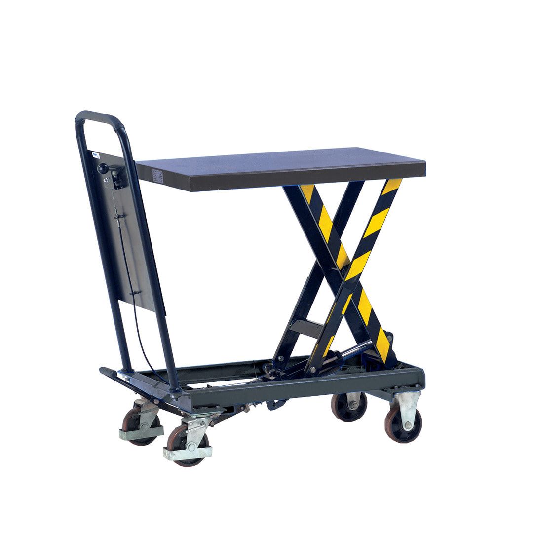 Fetra - Hubtischwagen mit Hydraulikpumpe - Tragkraft 1.000 kg - 950 mm Hubhöhe