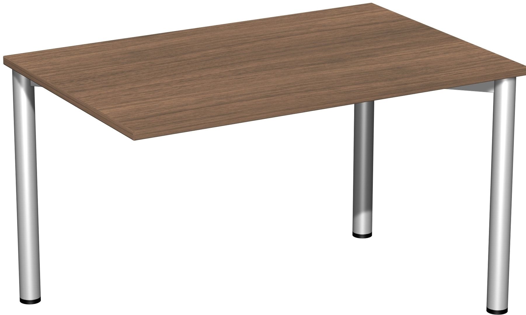 Schreibtisch - 4-Fuß Flex - Bürotisch - 720 x 1.200 x 600 mm (HxBxT) - Gestell anthrazit - Ahorn