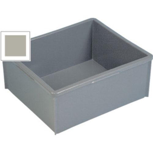 Eckiger Behälter,PE,BxLxH 525x455x220 mm - 40 l,2 Stk. - grau