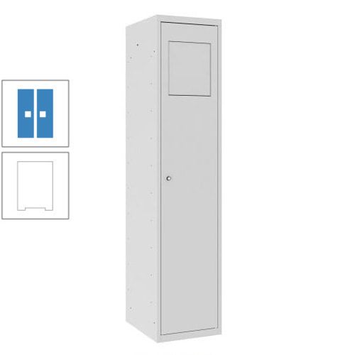 Wäschesammelschrank, Wäscheschrank, Einwurfklappe, Beutelhalter, 1.800 x 400 x 500 mm (HxBxT), Korpus anthrazitgrau, Front anthrazitgrau