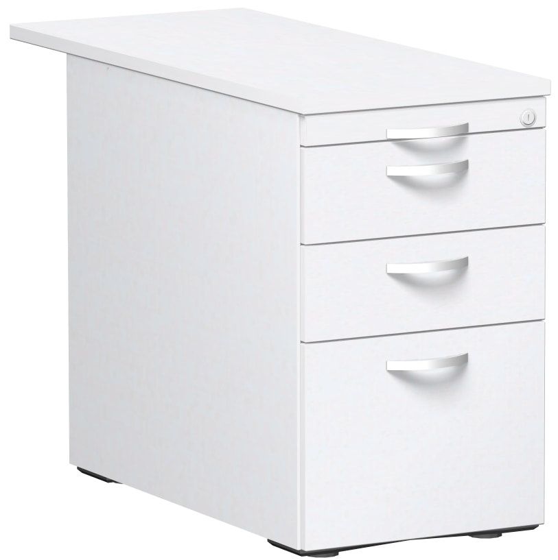 Standcontainer, Hängeregistratur, 2 Schubladen, Ordnungsfach, 720 x 438 x 800 (1.000) mm (HxBxT), Front Ahorn, Oberboden Ahorn, Korpus Ahorn