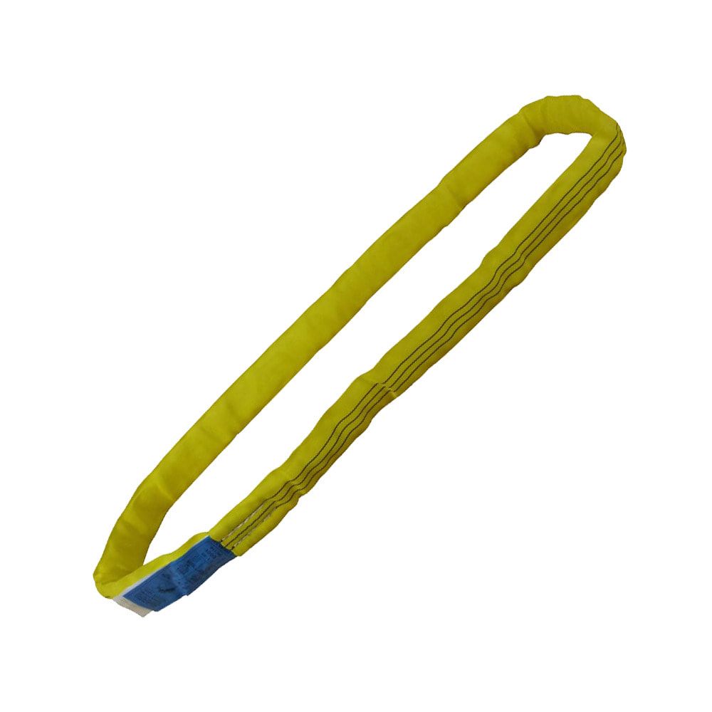 Rundschlinge, Hebeschlinge, Doppelmantel, Polyester, für Hebezeuge, Krane, Stapler, Traglast 1.000 kg, Nutzlänge 1 m, Farbe Violett, hitzebeständig