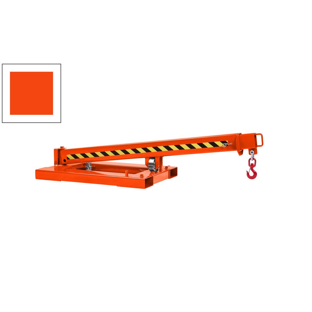 Kranarm, seitenverstellbar - Traglast 1.000 kg - Länge 2.260 - 3.760 mm - anthrazitgrau