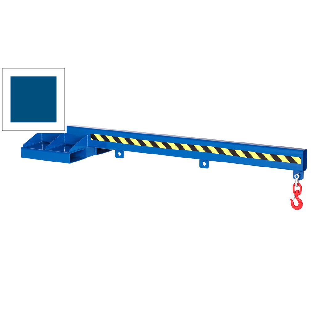 Lastarm - Kranarm - Länge 2.400 mm - Traglast 100 - 1.000 kg - enzianblau