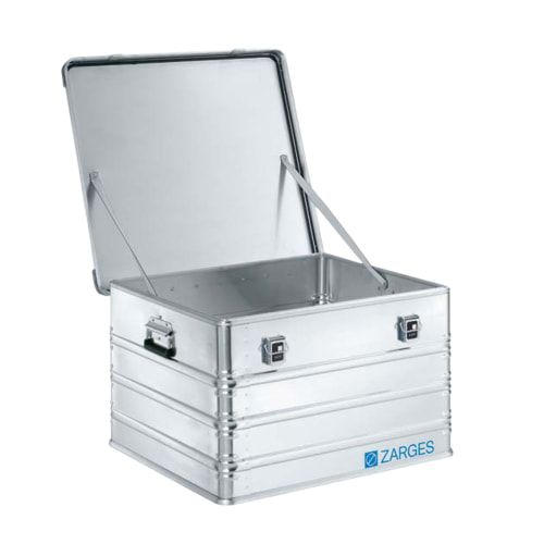 ZARGES Universalkiste K 470 - Volumen 121 l - Höhe 410 mm - Breite 740 mm - Tiefe 510 mm - Aluminiumkiste