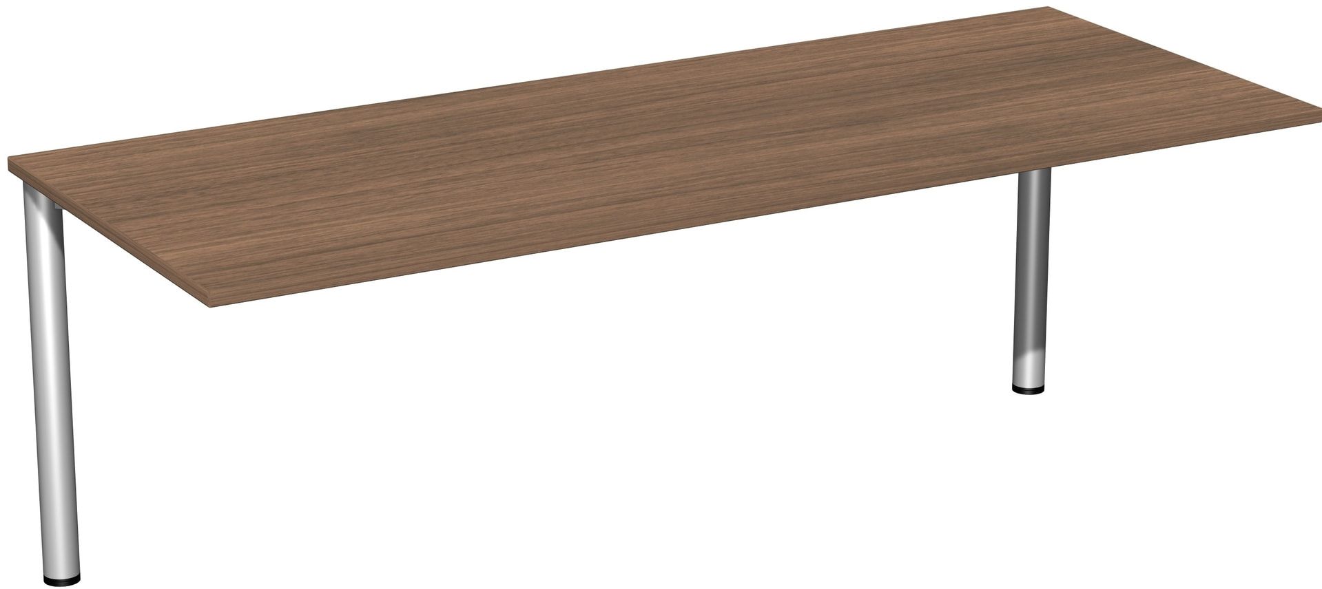 Schreibtisch - 4-Fuß Flex - Bürotisch - 720 x 1.000 x 800 mm (HxBxT) - Gestell anthrazit - Ahorn