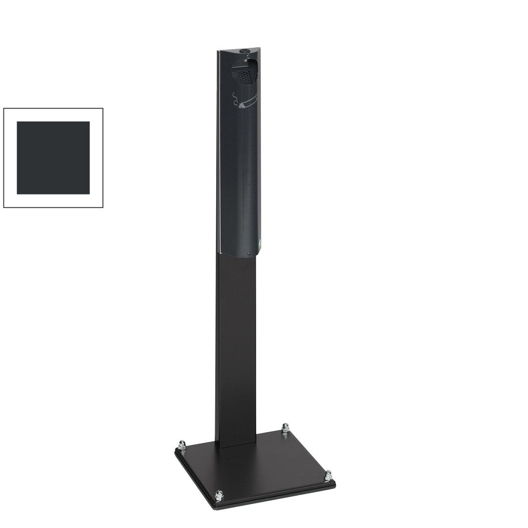 Standascher - verschließbar - Volumen 4 l - 1.250 x 310 x 310 mm (HxBxT) - Edelstahl