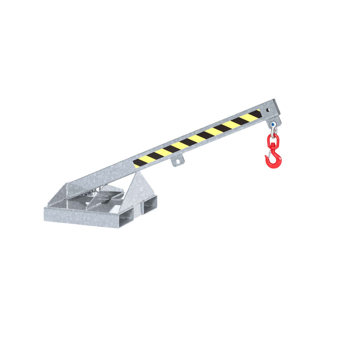 Lastarm - starr, Neigung 25 Grad - Länge 1.390 mm - Traglast 350 - 1.000 kg - enzianblau
