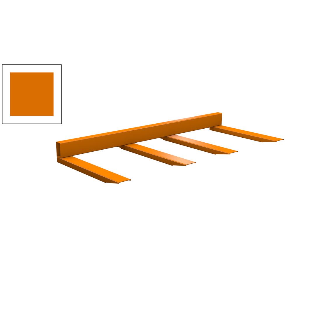 Langguttraverse - Traglast 1.500 kg - Nutztiefe 1.200 mm - 280 x 2.000 x 1.390 mm (HxBxT) - feuerrot