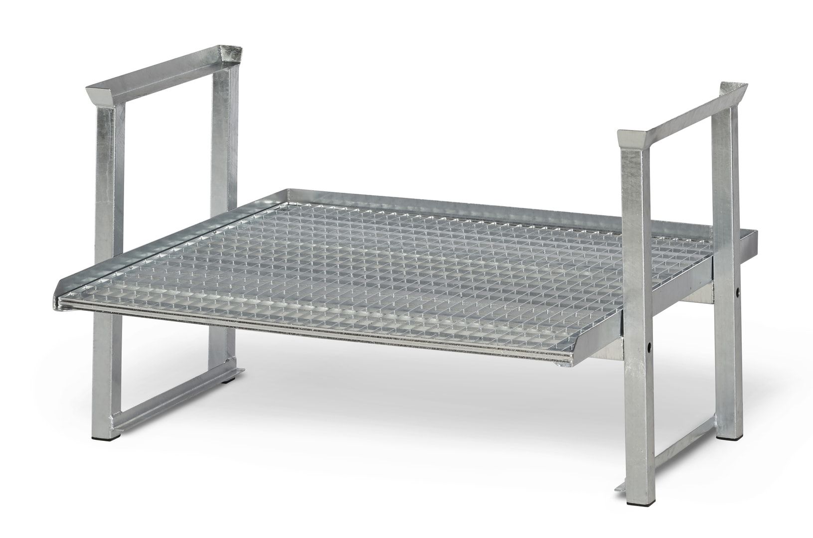 Stapelregal mit Gitterrost für Kleingebinde - Fachbreite 1.235 mm - Fachlast 850 kg - verzinkt