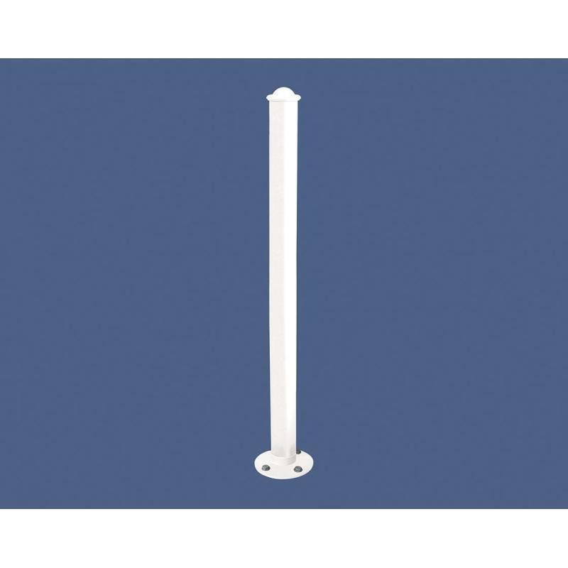 Neigbarer Pfosten mit Helmkopf - 76 x 1.035 mm (DxH) - Farbe enzianblau - Pfosten mit Gelenk - beweglicher Pfosten
