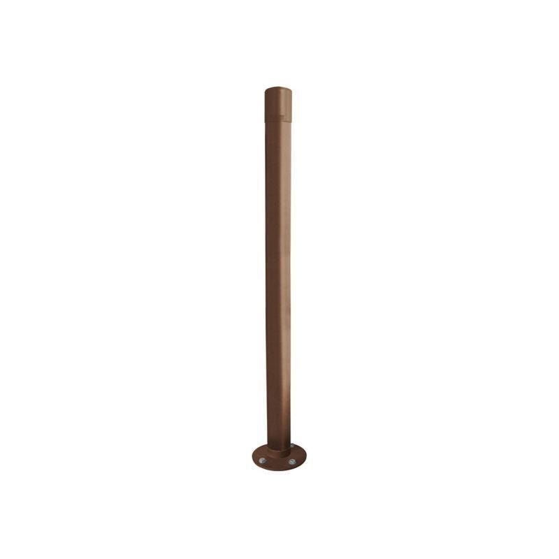 Neigbarer Pfosten mit Bogenkopf - 76 x 1.000 mm (DxH) - Farbe enzianblau - Pfosten mit Gelenk - beweglicher Pfosten