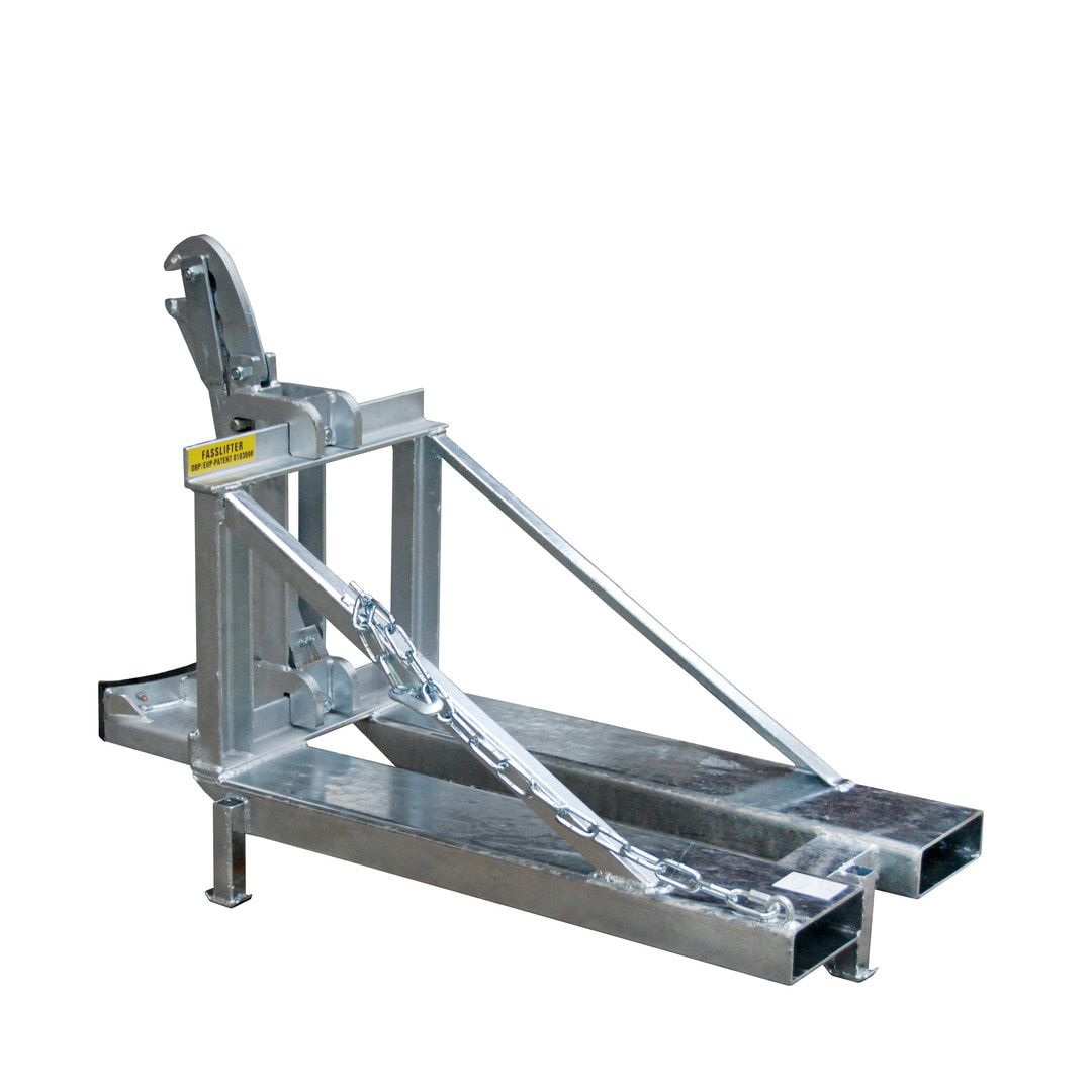 BAUER Fasslifter - 1 x 200/220-l-Fass - feuerrot