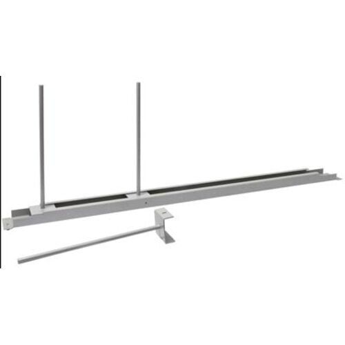 Fachteilerstab für Längsträger - Tiefe 500 mm - weißaluminium