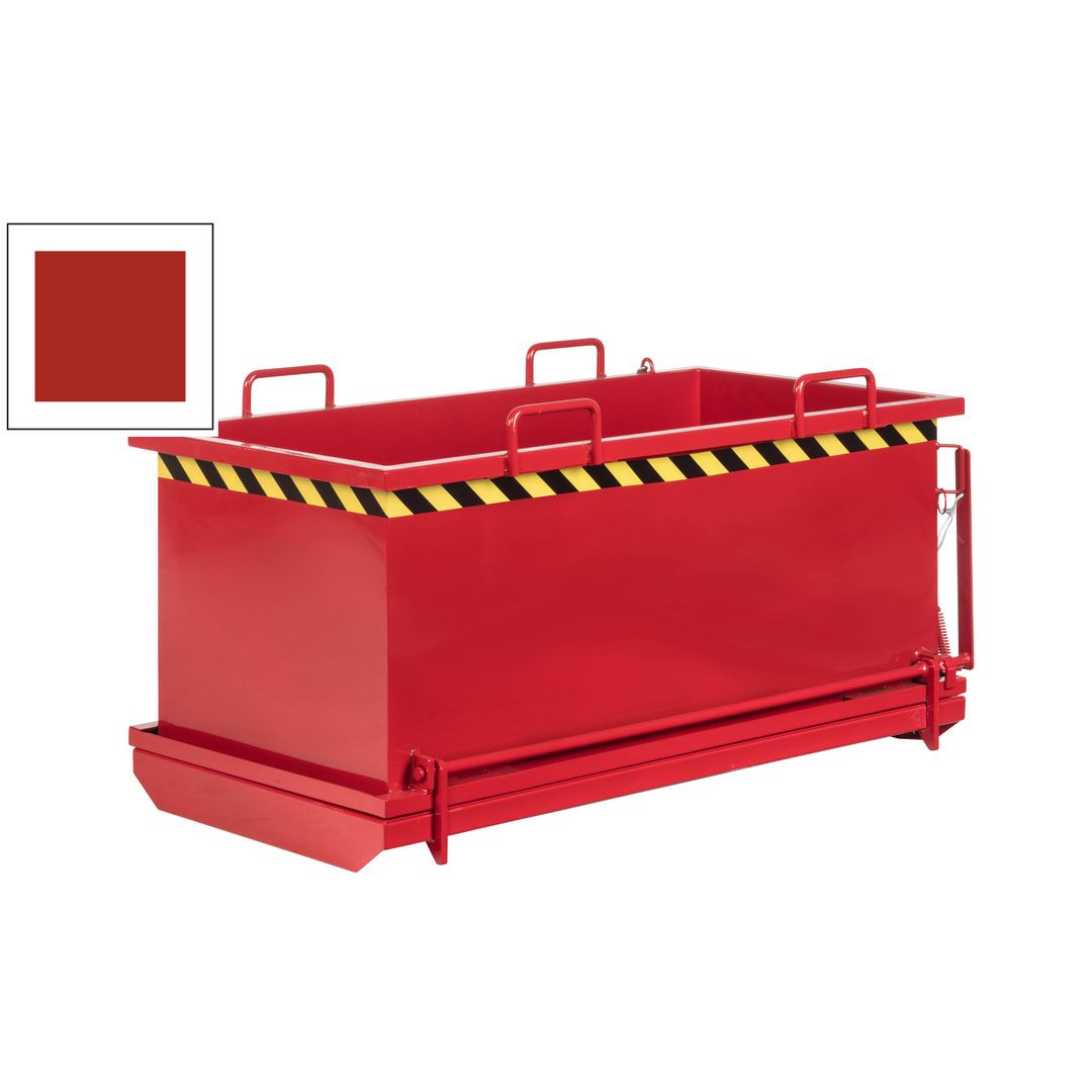 Klappbodenbehälter - 1.000 l Volumen - Traglast 1.250 kg - kranbar - enzianblau