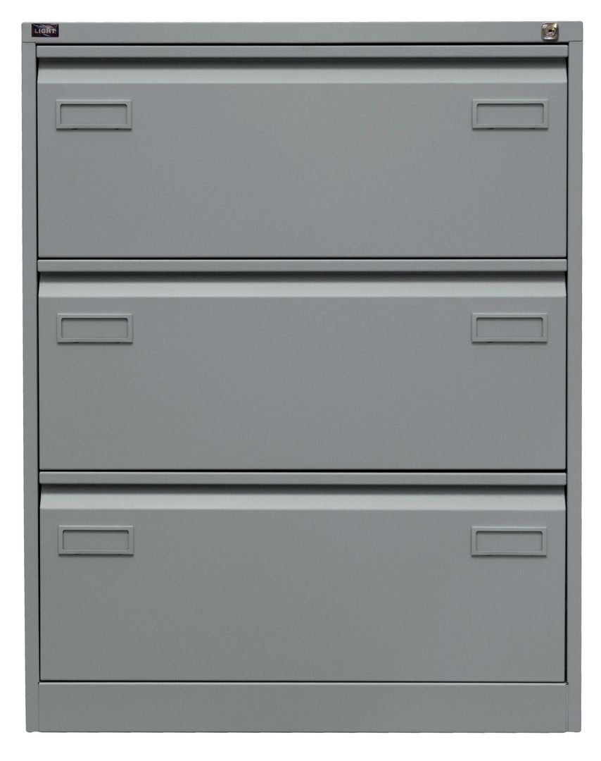Bisley Light Hängeregistraturschrank - 2 Schubladen - doppelbahnig - Farbe blau