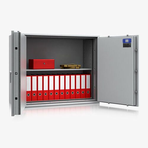 Dokumentensafe, Aktentresor, Geldschrank, Möbeltresor, VdS B S2, 60 Min feuerfest, Tür 2-flügelig, 1.045 x 1.128 x 506 mm (HxBxT), Farbe lichtgrau