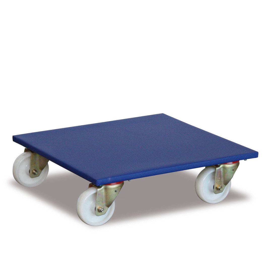 Möbelroller - 2 Stück - 145 x 300 x 600 mm (HxBxT) - Traglast 300 kg - Vollgummireifen