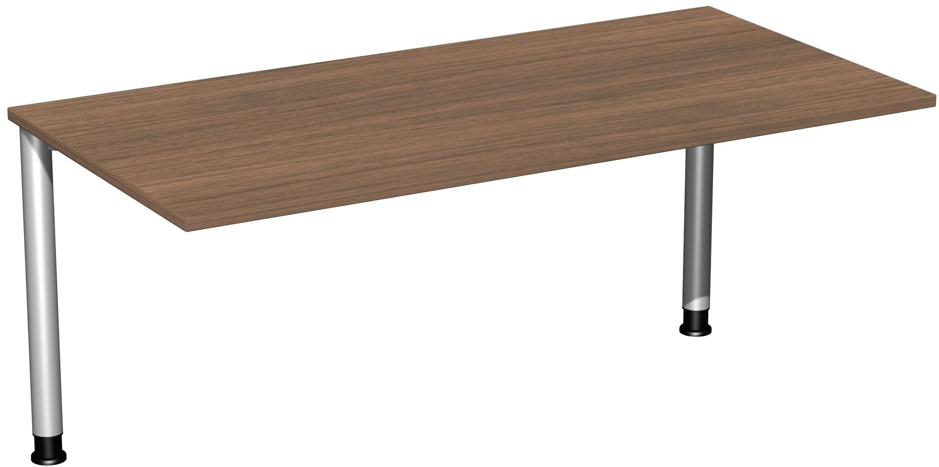 Schreibtisch - 4-Fuß Flex - Bürotisch - Höhe 680-800 mm - 1.200 x 600 mm (BxT) - Gestell anthrazit - Ahorn