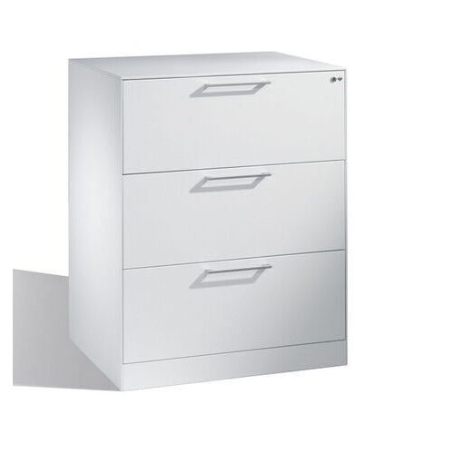 Hängeregistratur, Hängeregisterschrank, Aktenschrank, Büroschrank, DIN A4, 3 Auszüge, 2-bahnig, Farbe wählbar, 998 x 800 x 600 mm (HxBxT)