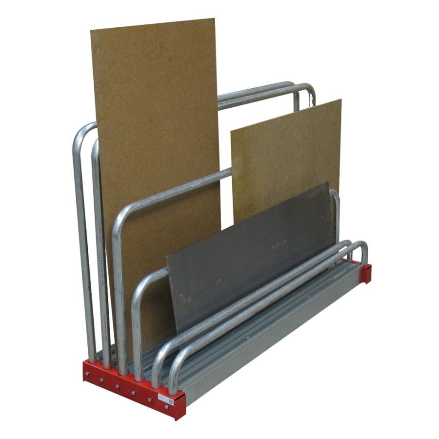 Plattenlager Regal - 5 Fächer - Fachbreite 50 mm - Fachlast 300 kg - 1.000 x 480 x 1.600 mm (HxBxT) - verzinkt