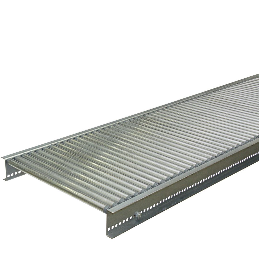 Klein-Rollenbahn - 200 x 1.000 mm (BxL) - 20 mm Stahlrohrrollen