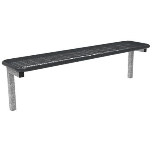 Parkbank, Drahtgitterbank zum Einbetonieren, thermoisoliert, Selbstreinigung, 475 x 1.795 x 430 mm (HxBxT), anthrazitgrau