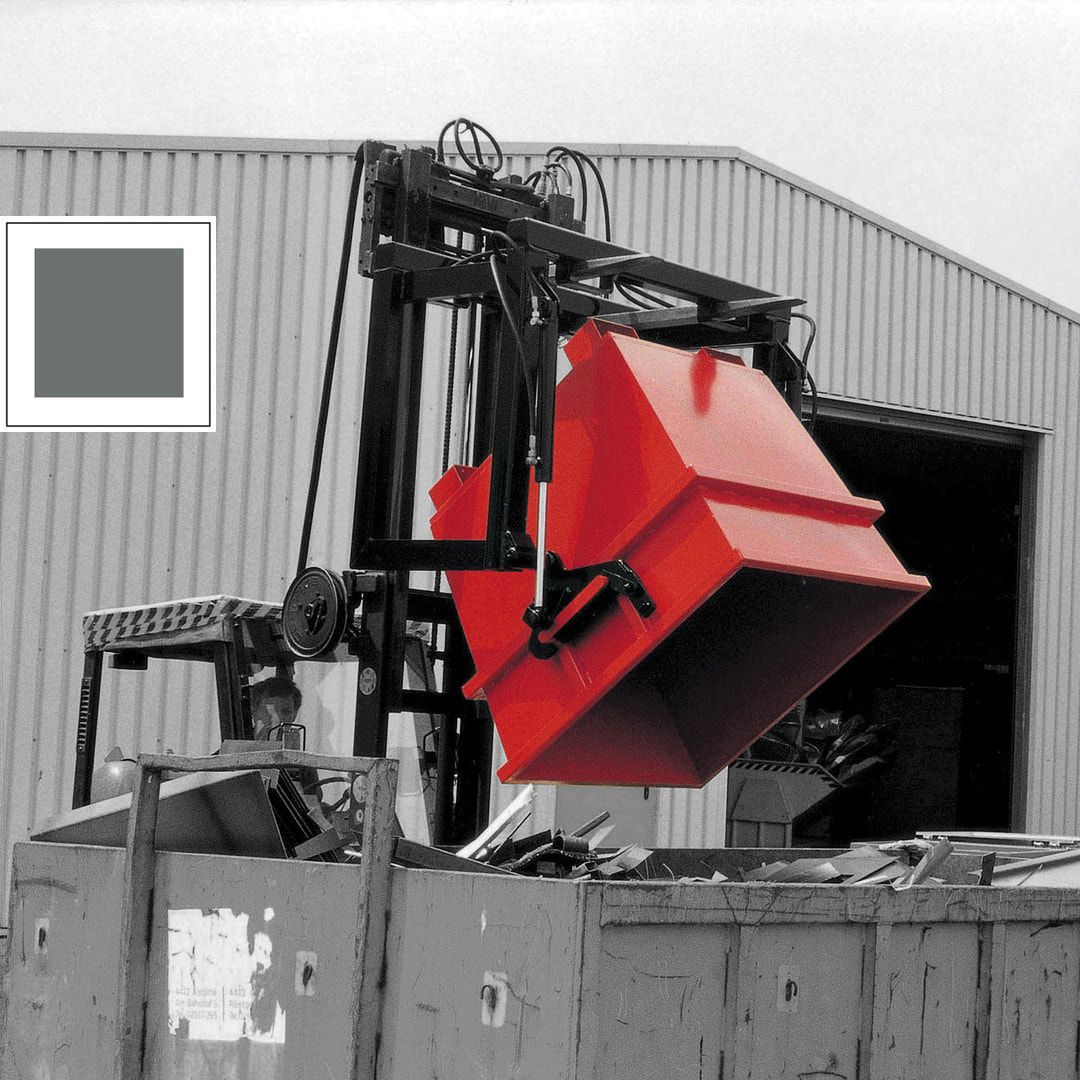 Kipptraverse für konische Container - 2.000 kg - hydraulisch - feuerrot