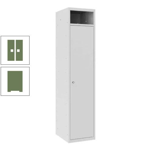 Wäschesammelschrank, Wäscheschrank, Einwurfschlitz, Zylinderschloss, 1.800 x 400 x 500 mm (HxBxT), Korpus anthrazitgrau, Front anthrazitgrau